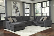 Tracling Slate LAF Sectional - Lara FurnitureSectional
