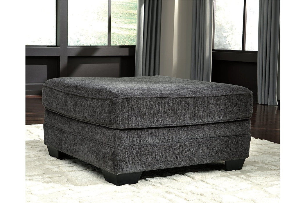 Tracling Slate Oversized Ottoman - Gate FurnitureOttoman