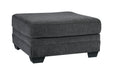 Tracling Slate Oversized Ottoman - Gate FurnitureOttoman