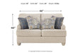 Traemore Linen Loveseat - Gate FurnitureLoveseat