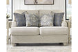 Traemore Linen Loveseat - Gate FurnitureLoveseat