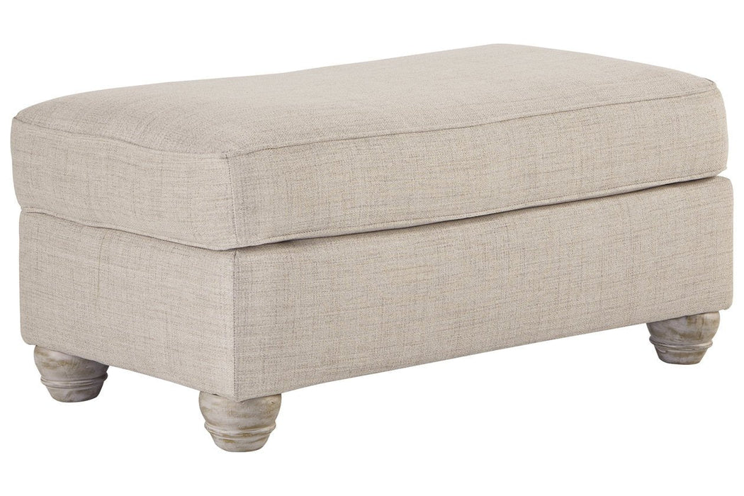 Traemore Linen Ottoman - Gate FurnitureOttoman