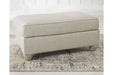 Traemore Linen Ottoman - Gate FurnitureOttoman