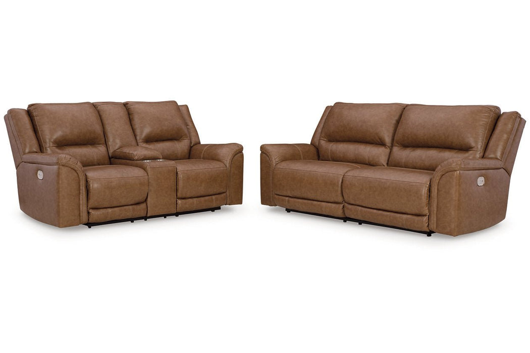 Trasimeno Caramel Power Reclining Living Room Set - Gate FurniturePower Reclining Living Room Set