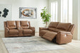 Trasimeno Caramel Power Reclining Living Room Set - Gate FurniturePower Reclining Living Room Set