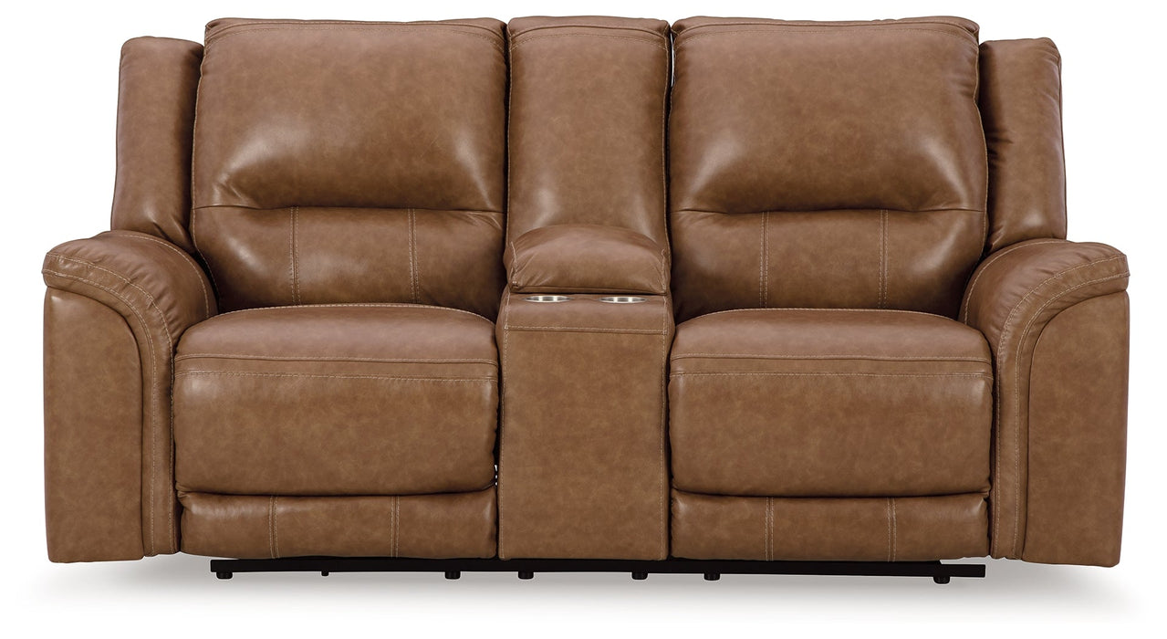 Trasimeno Power Reclining Loveseat with Console - Gate FurniturePower Reclining Loveseat