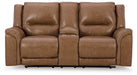 Trasimeno Power Reclining Loveseat with Console - Gate FurniturePower Reclining Loveseat