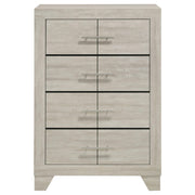 Trenton 4-drawer Bedroom Chest of Drawers Rustic Cream - 225065