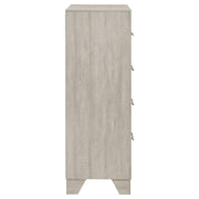 Trenton 4-drawer Bedroom Chest of Drawers Rustic Cream - 225065