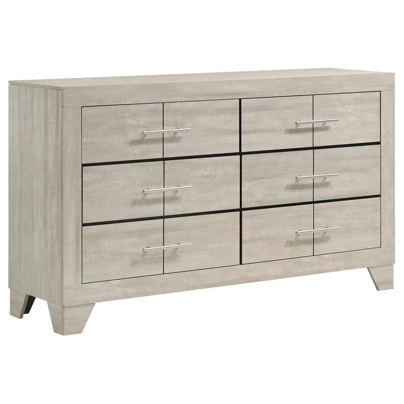Trenton 4-piece Queen Bedroom Set Rustic Cream - 225061Q-S4