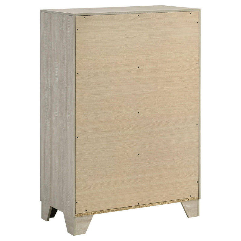 Trenton 5-piece Eastern King Bedroom Set Rustic Cream - 225061KE-S5