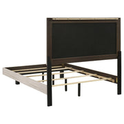 Trenton 54-inch Wood Full Panel Bed Rustic Cream - 225061F