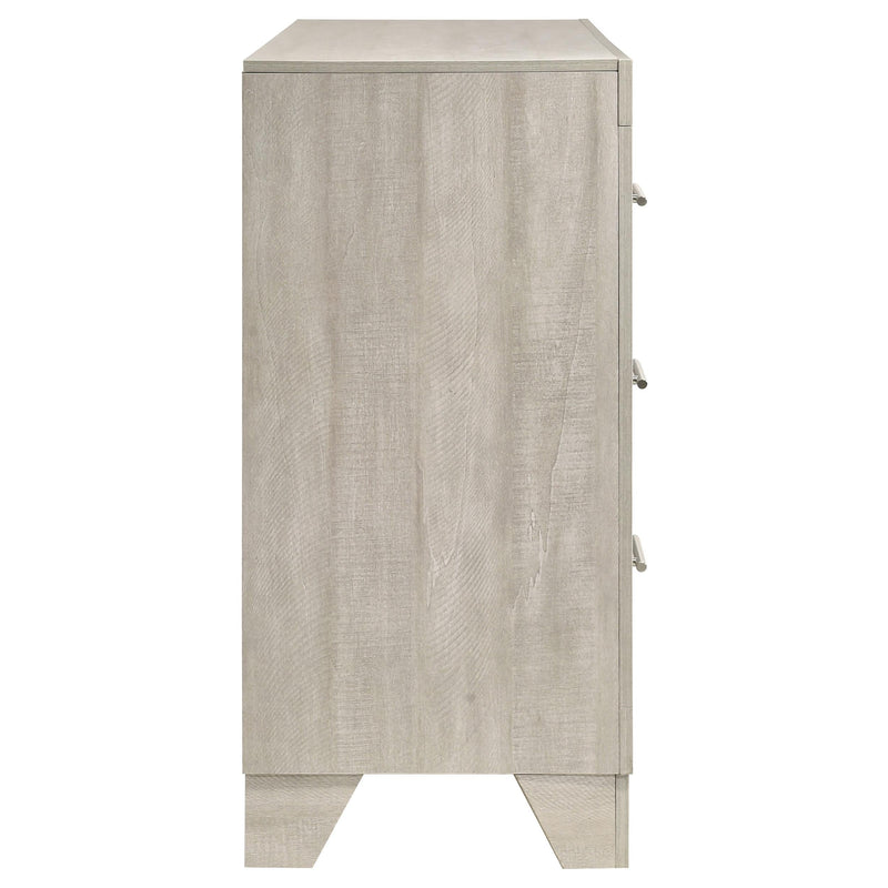 Trenton 6-drawer Bedroom Dresser Rustic Cream - 225063