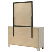 Trenton 6-drawer Bedroom Dresser With Mirror Rustic Cream - 225063M