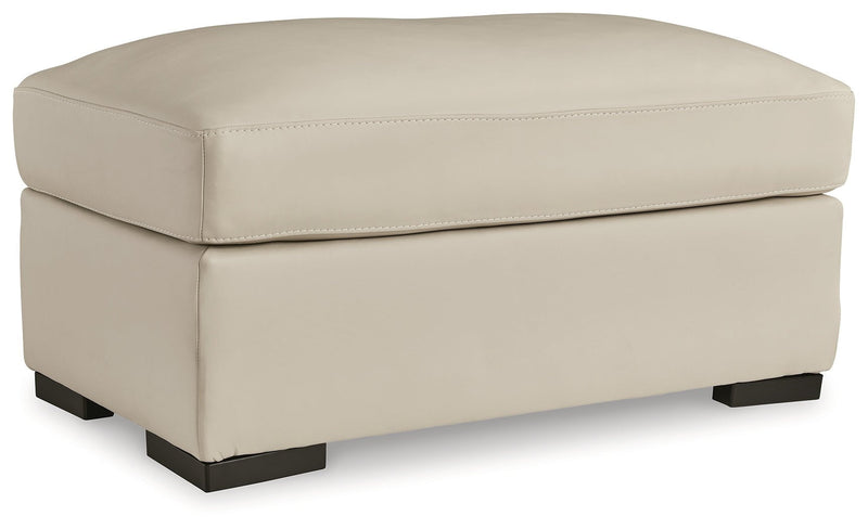 Tresure Trove Almond Ottoman - Lara FurnitureOttoman