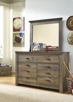 Trinell Brown Bedroom Mirror - Lara FurnitureMirror
