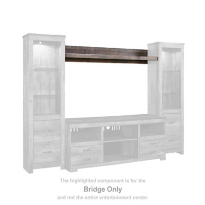 Trinell Brown Bridge - Lara FurnitureEntertainment Center