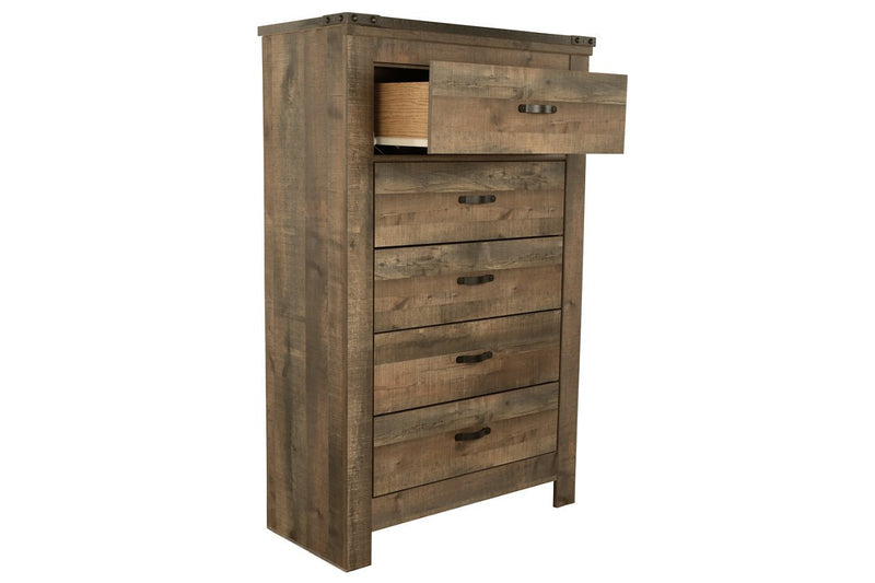 Trinell Brown Chest of Drawers - Lara FurnitureChest