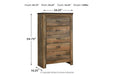 Trinell Brown Chest of Drawers - Gate FurnitureChest