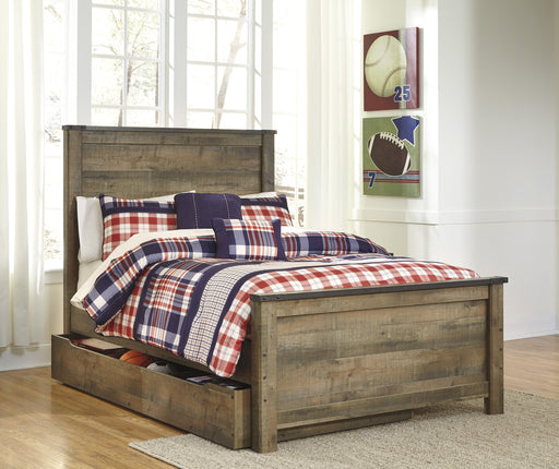 Trinell Brown Full Panel Bed - Gate FurnitureFull Bed