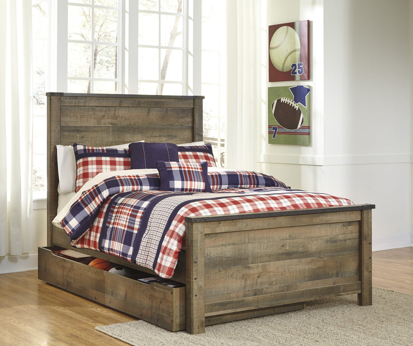 Trinell Brown Full Panel Bed - Gate FurnitureFull Bed
