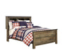 Trinell Brown Full Panel Bookcase Bed - Gate FurnitureFull Bed