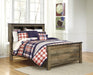 Trinell Brown Full Panel Bookcase Bed - Gate FurnitureFull Bed