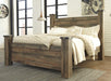 Trinell Brown King Poster Bed - Gate FurnitureKing Bed