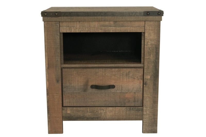 Trinell Brown Nightstand - Lara FurnitureNightstand
