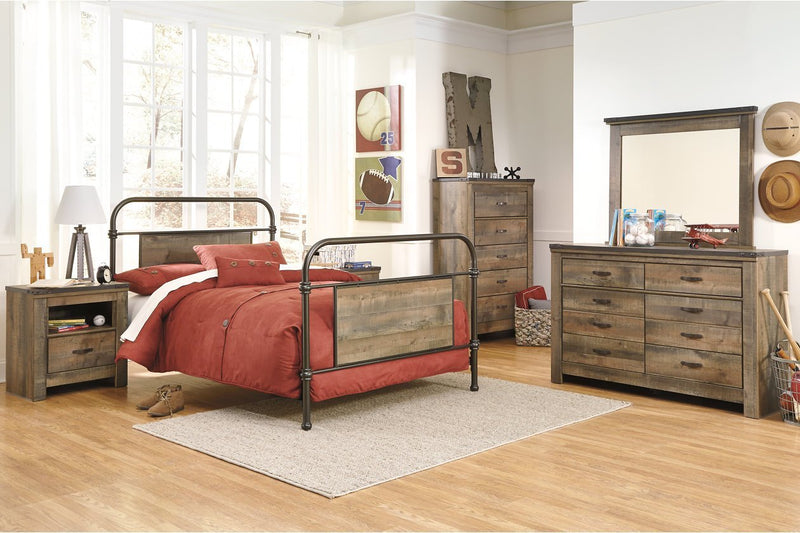 Trinell Brown Nightstand - Lara FurnitureNightstand