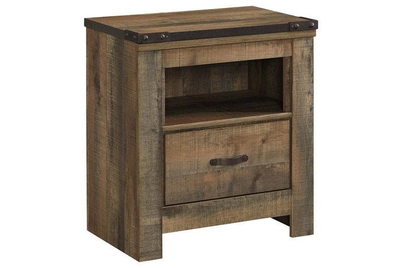 Trinell Brown Nightstand - Lara FurnitureNightstand