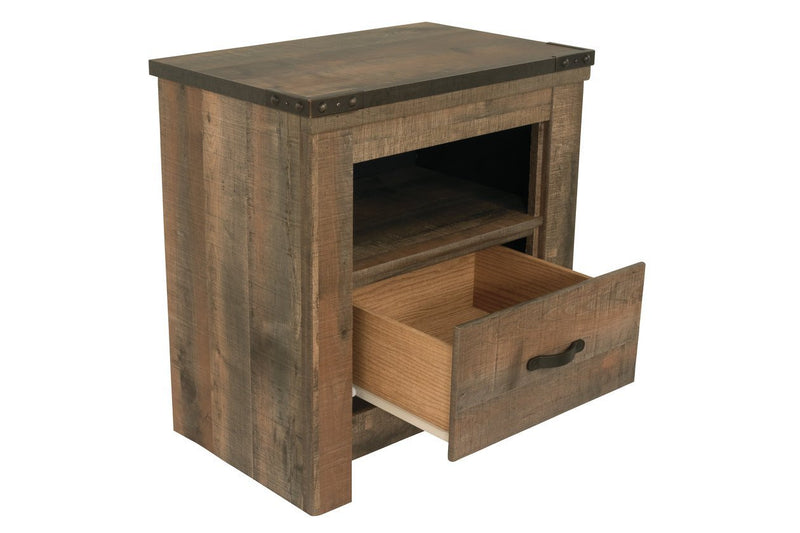 Trinell Brown Nightstand - Lara FurnitureNightstand