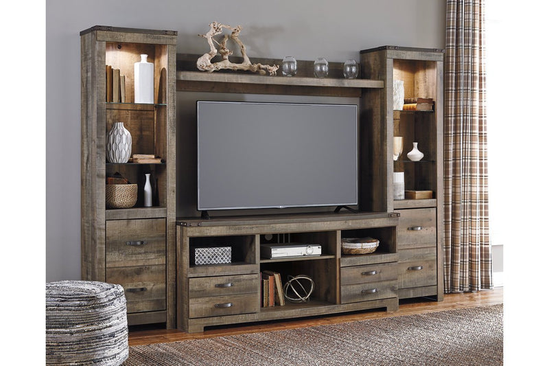 Trinell Brown Pier - Lara FurnitureEntertainment Center