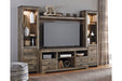 Trinell Brown Pier - Gate FurnitureEntertainment Center