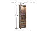 Trinell Brown Pier - Lara FurnitureEntertainment Center