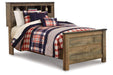Trinell Brown Twin Bookcase Bed - Gate FurnitureTwin Bed