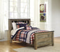 Trinell Brown Twin Panel Bookcase Bed - Gate FurnitureTwin Bed