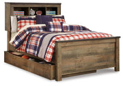 Trinell Full Bookcase Storage Bed, Dresser, Chest and Nightstand - B446B108