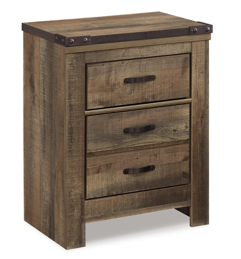 Trinell King Poster Bed with Dresser and 2 Nightstands in Brown - PKG005120