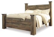 Trinell King Poster Bed with Dresser in Brown from Ashley - Lara Furniture