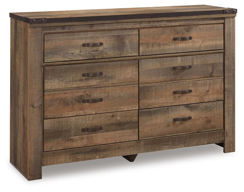 Trinell Twin Bookcase Storage Bed, Dresser and Nightstand - B446B100