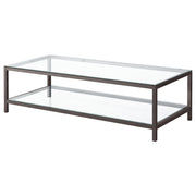 Trini 3-piece Coffee and End Table Set Black Nickel - 720228-S3