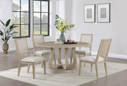 Trofello Cushioned Dining Side Chair White Washed (Set of 2) - 123122