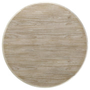 Trofello Round 60-inch Pedestal Dining Table White Washed - 123120