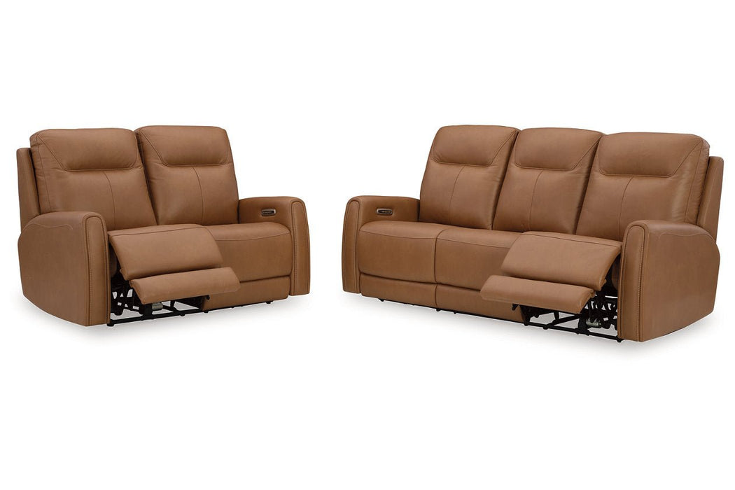 Tryanny Butterscotch Power Reclining Living Room Set - Gate FurniturePower Reclining Living Room Set