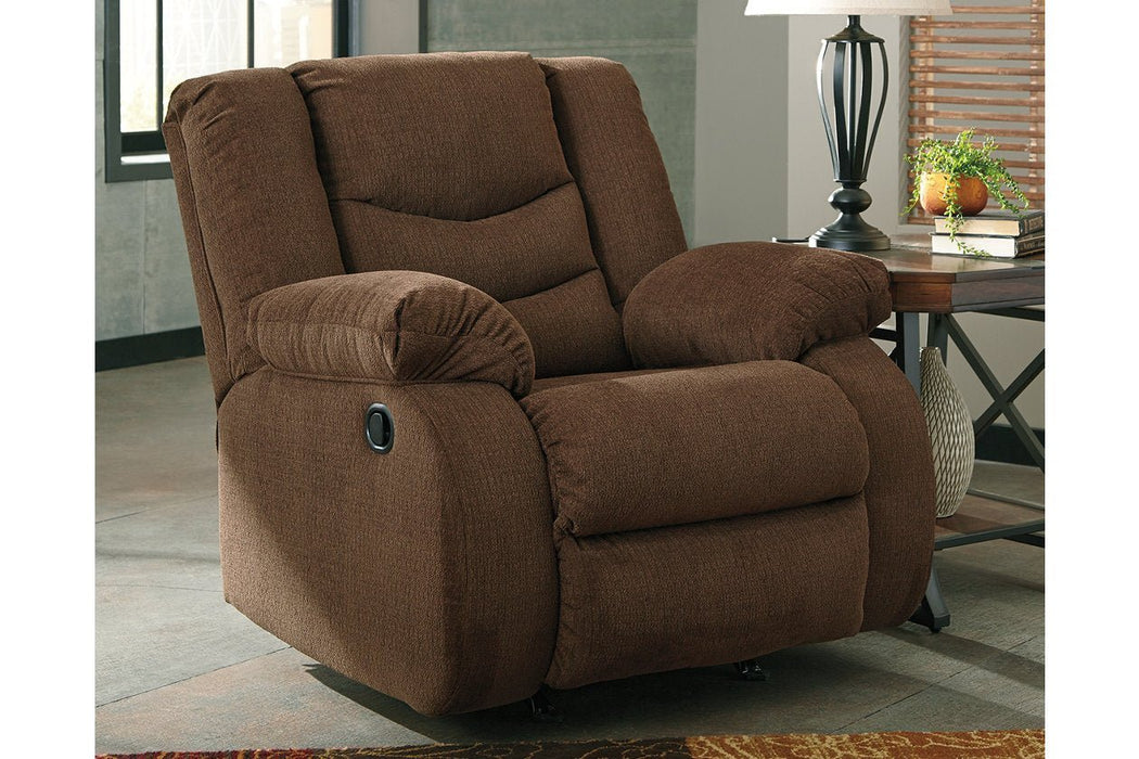 Tulen Chocolate Recliner - Gate FurnitureRecliner