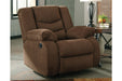 Tulen Chocolate Recliner - Gate FurnitureRecliner
