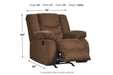 Tulen Chocolate Recliner - Gate FurnitureRecliner