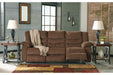 Tulen Chocolate Reclining Sofa - Gate FurnitureReclining Sofa