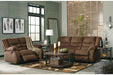 Tulen Chocolate Reclining Sofa - Gate FurnitureReclining Sofa